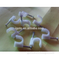 Circle nail cable clip R-3.5mm Round Type Nylon Cable Clip Circle nail Cable Clip 3mm cable clips
